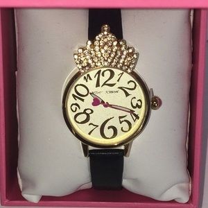 Betsey Johnson Womens Watch Crystal Crown New